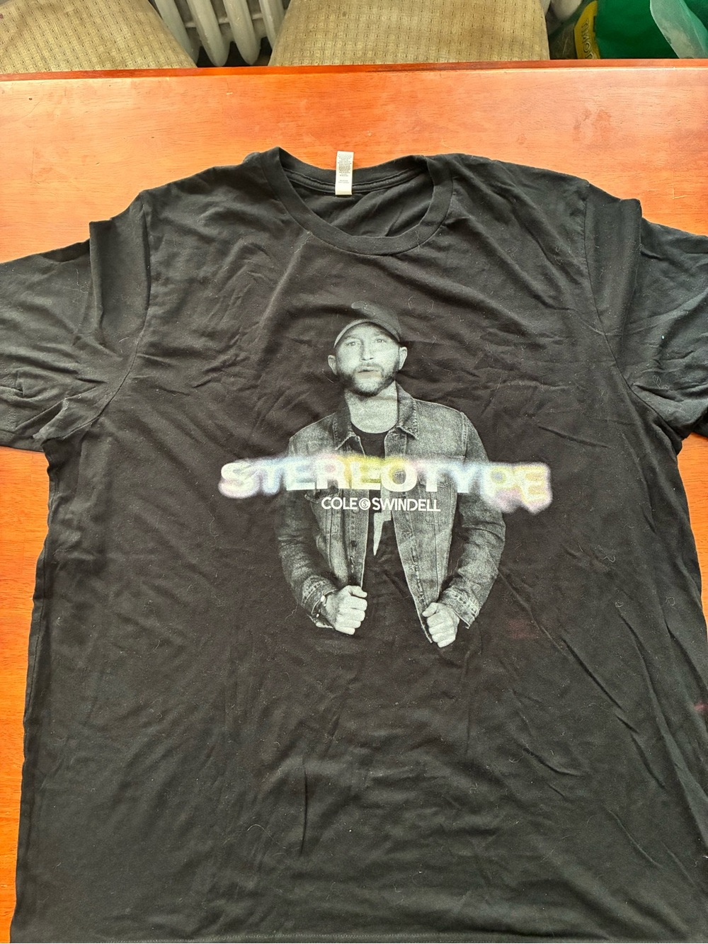 Cole Swindell Stereotype 2022 Country Music Concert T Shirt 2XL Black Tour